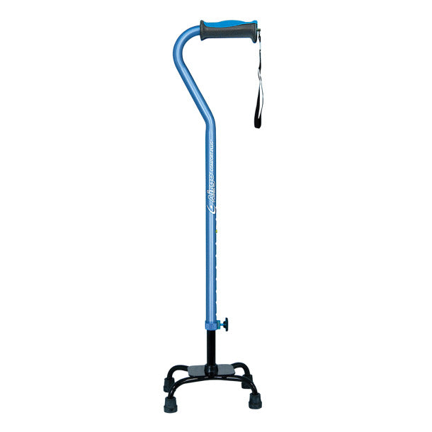 Drive Medical Airgo Comfort-Plus Adjustable Quad Canes, Small Base