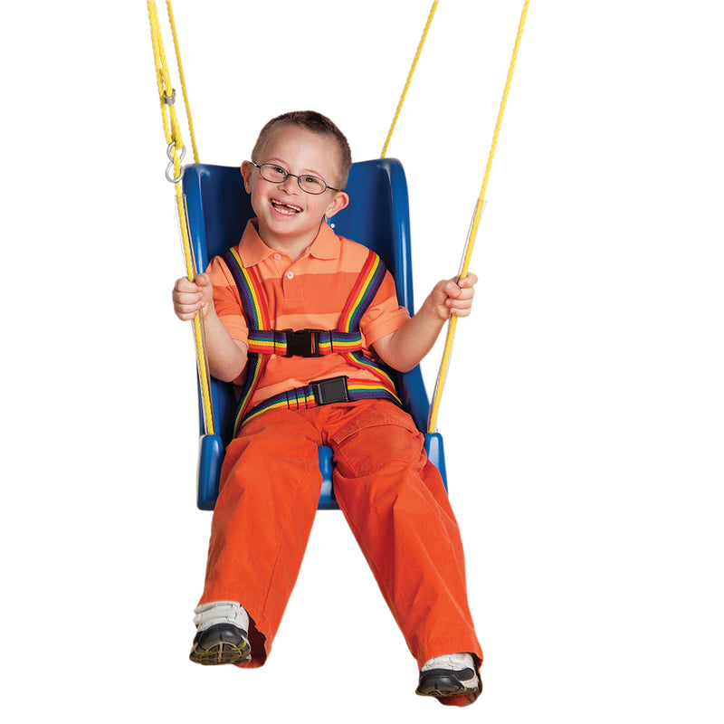 Full support swing seat with pommel, large (adult), with chain - FE-30-1592