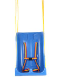 Full support swing seat with pommel, medium (teenager), with chain