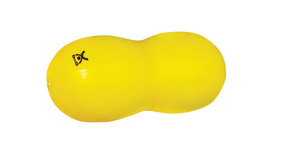 CanDo Inflatable Exercise Saddle Roll - Yellow - 16" Dia x 35" L (40 cm Dia x 90 cm L)