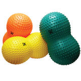 CanDo Inflatable Exercise Sensi-Saddle Roll - Orange - 20" Dia x 39" L (50 cm Dia x 100 cm L) - FE-30-1736