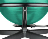 CanDo Ball Chair - Metal - Mobile - with Back - no Arms - with 22" Green Ball - FE-30-1790G