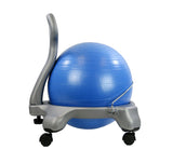 CanDo Ball Chair - Plastic - Mobile - with Back - Child Size - with 15" Ball - FE-30-1795