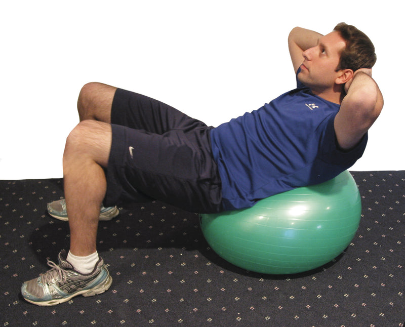 CanDo Inflatable Exercise Ball - Green - 26" (65 cm) - FE-30-1803
