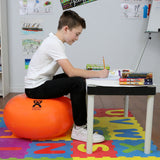 CanDo Donut Ball - Orange - 22" Dia x 12" H (55 cm Dia x 30 cm H)  - FE-30-1952