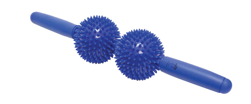 Point Relief Massage Bar - 9 x 43cm - 2 balls - Blue