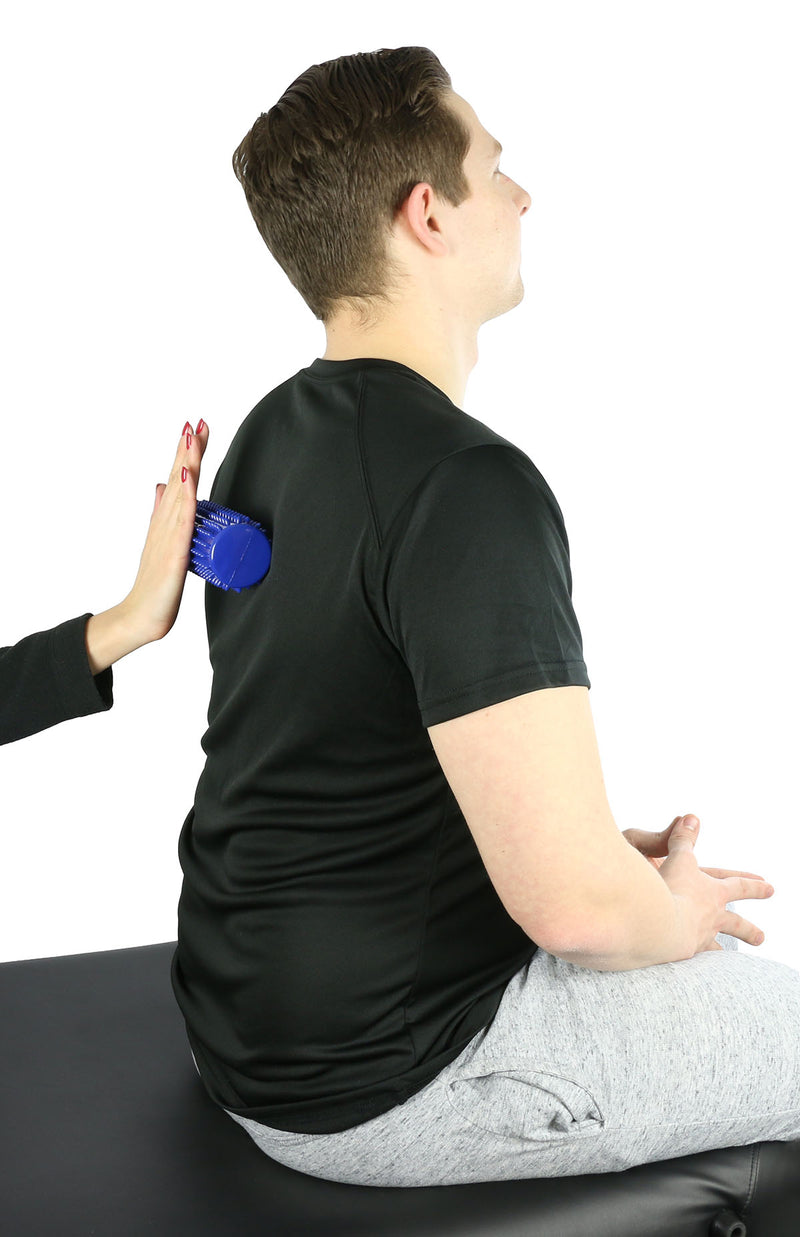 Massage roll, 6.5x16 cm, Blue - 1 dozen pairs (24 pieces) - FE-30-1994-12