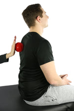 Massage ball, 9 cm (3.6 inches), Red - FE-30-1997
