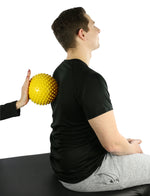 Massage ball, 15 cm (6.0 inches), yellow,  1 dozen - FE-30-1999-12