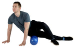 CanDo Inflatable Roller - Blue - 7" x 30" - Round - FE-30-2080