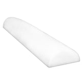 CanDo Foam Roller - White PE foam - 4" x 36" - Half-Round