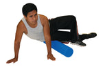 CanDo Foam Roller - Blue PE foam - 6" x 12" - Round - FE-30-2151
