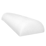 CanDo Foam Roller - Jumbo - White PE foam - 8" x 36" - Half-Round