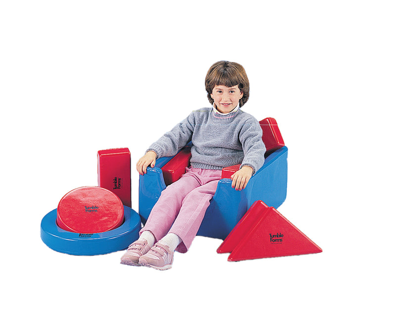 Tumble Forms Square Seat with 8 positioning shapes