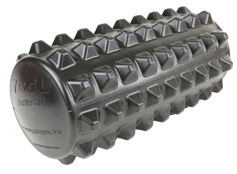 Actiroll Spiked Massage Roller, Short - 12" x 5" - Black - FE-30-4461BLK
