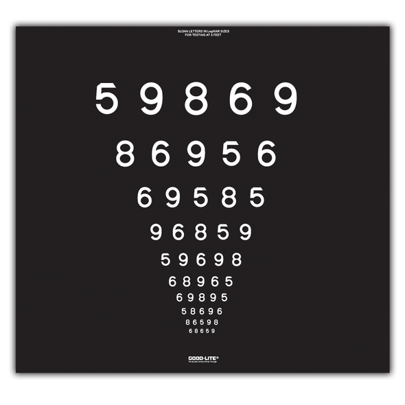 LEA NUMBERS® ILLUMINATED CABINETS CHART