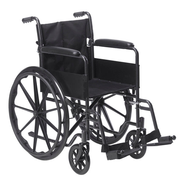 Drive Medical Silver Sport 1 Wheelchair - SSP118FA-SF