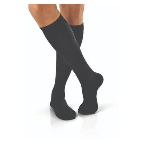 BSN Medical, Inc Socks Dress Knee High Jobst SupportWear Men Black Size Medium PR - 110781