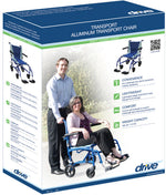 Drive Medical TranSport Aluminum Transport Chair - TS19