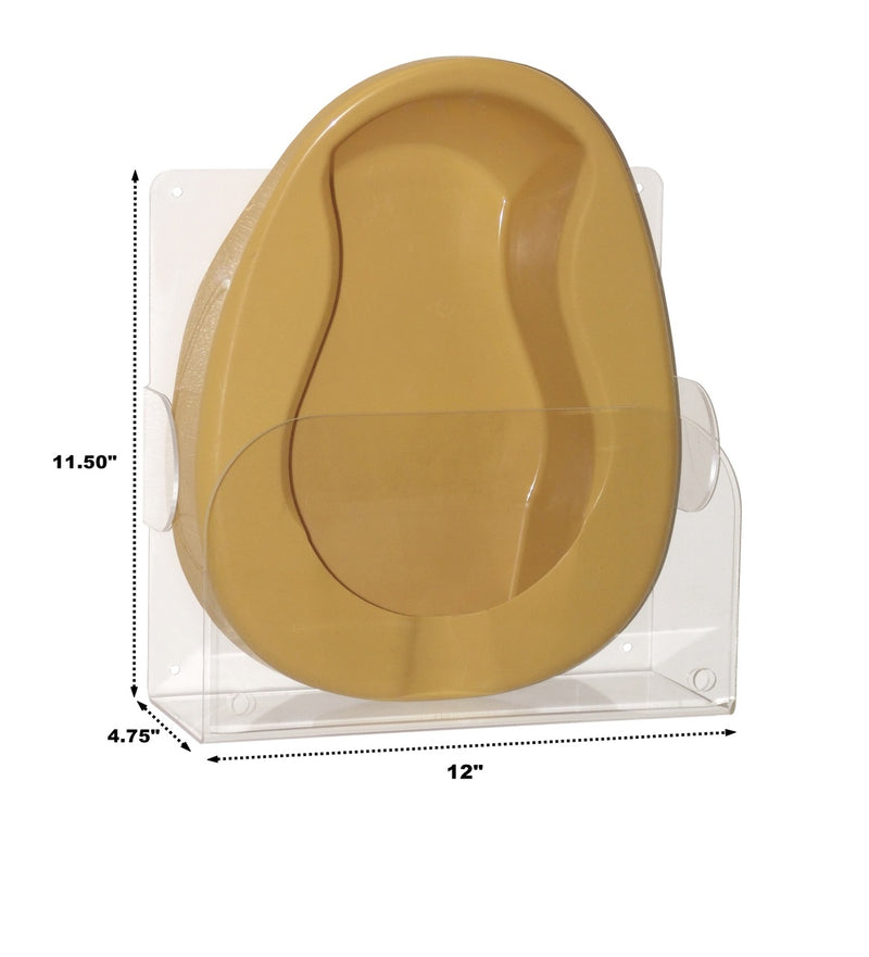 Omnimed Clear PETG Bedpan Rack