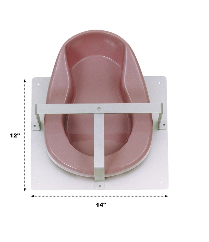 omnimed Single Bedpan Storage Rack In Light Weight Aluminum