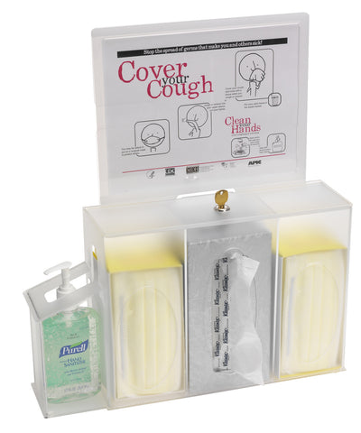 Omnimed American Made Acrylic Hygienic/Sanitation Station