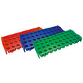 Globe Scientific Workstation Rack for CryoClear Vials, Polycarbonate (PC), 40-Place (10x4 format)