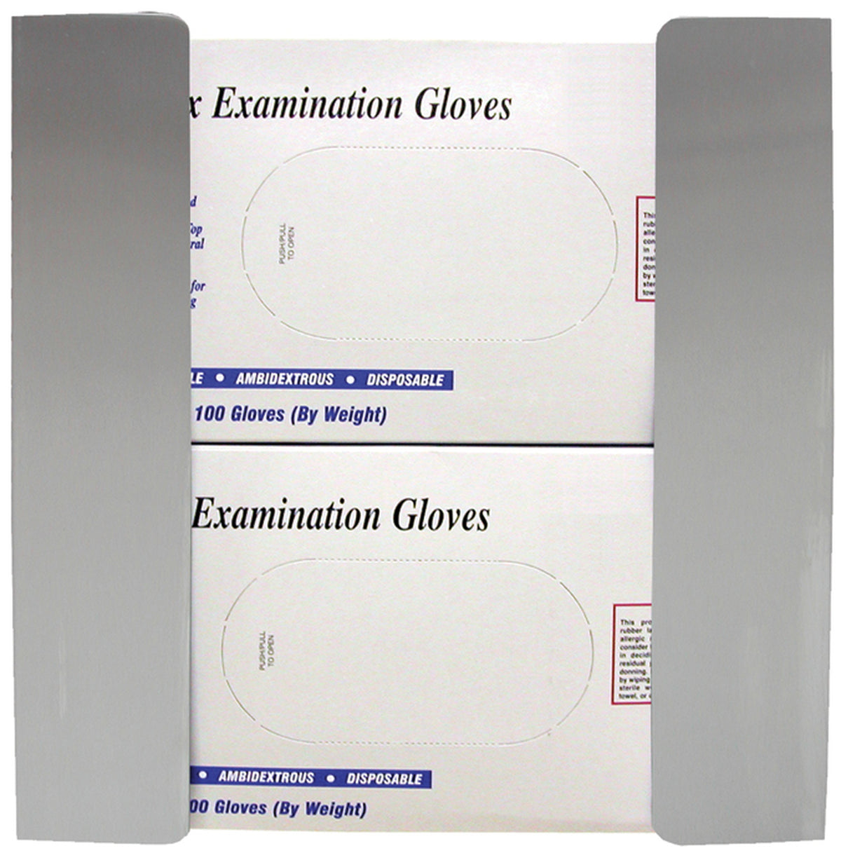 Omnimed Stainless Steel Double Glove Box Holder