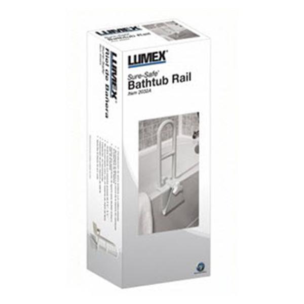Graham Rail/Bar Assembly Bathtub Lumex Sure-safe 250lb Capacity Steel Each - Field/Everest &Jennings - 2032A