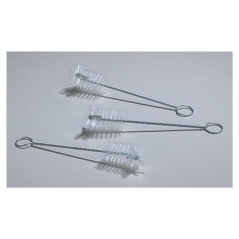 Graham Brush Cleaning Wire 14" Nylon Bristle White For #5-9 Trach Tubes 12/PK - Field/Everest &Jennings - 3399-1