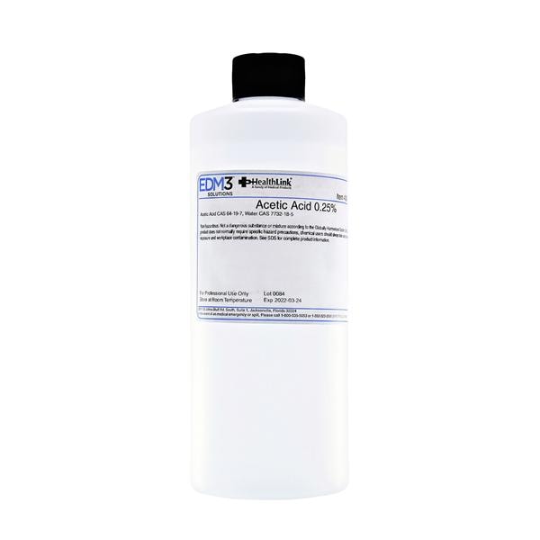 EDML, LLC Acetic Acid Reagent 0.25% 16oz 16oz/Bt - 400405