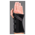 Medical Specialties Splint V-Strap Wrist Polyproylene Felt Black Size Medium Left Each - 223244