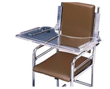 Acrylic tray for roll and multi-use chairs, small