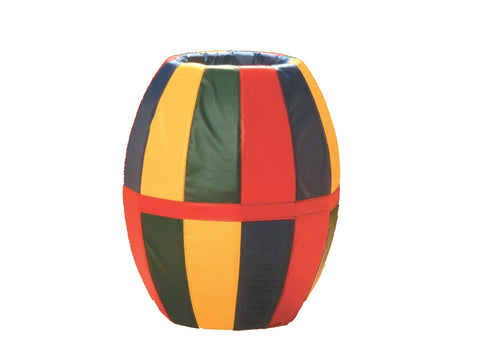 Barrel Roll (multi-colored) 38"L x 32"Diam.
