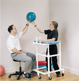 PVC platform walker, pediatric, 30 - 42 inches