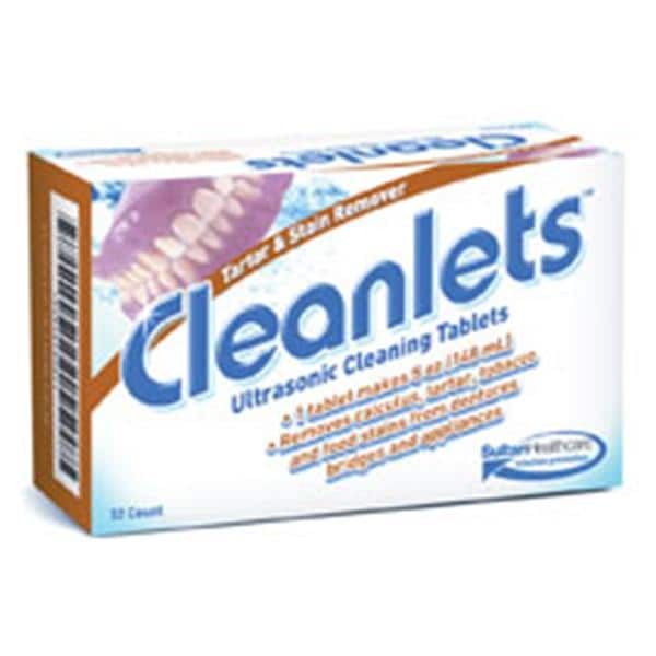 Sultan Healthcare Inc. Remover Tartar & Stain Cleanlets 32/Bx - 21505