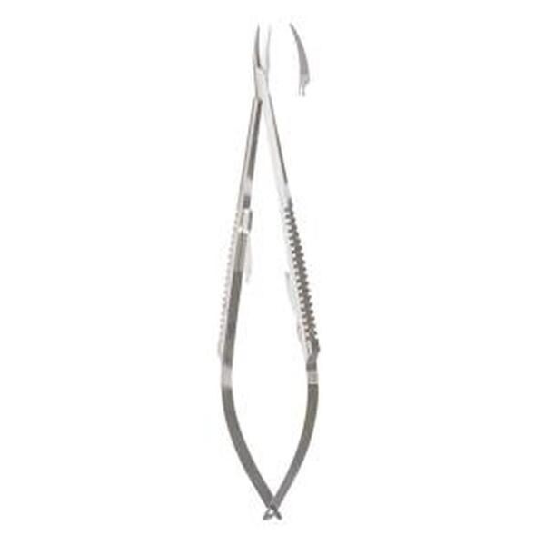 Miltex Holder Needle Castroviejo 5.75" Curved Stainless Steel Each - Integra Miltex - 18-1833