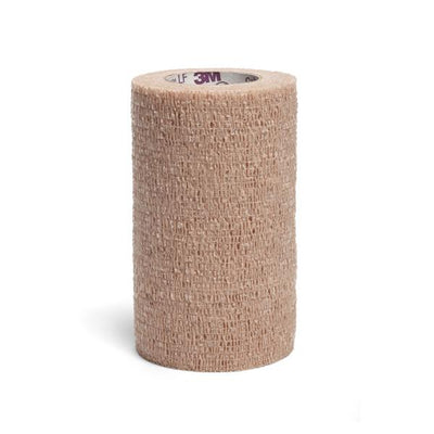 3M Medical Products Bandage Coban Wrap Elastic 4"x5yd LF Non-Sterile Tan 18/CA - 2084