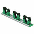 Silver/Green Metal Organizer/Tool Holder 1 EA