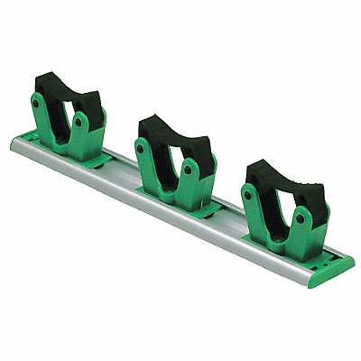 Silver/Green Metal Organizer/Tool Holder 1 EA