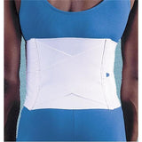 Frank Stubbs Co Inc Support Criss-Cross Back Elastic White Size One Size Fits All Universal Each - F003650