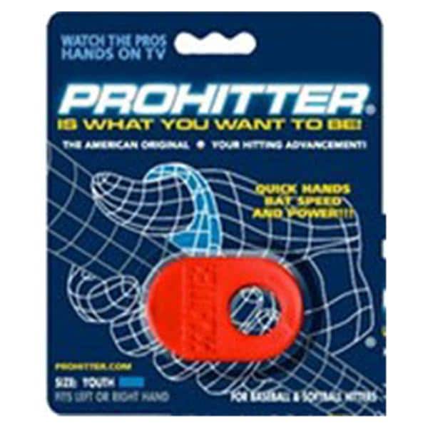 Pro Guard Batting Aid Prohitter Adult Thumb Red Universal 144/Ca - Hitter Corp - 77713-Red