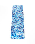 Yoga Strong, Yoga Mat 72" x 24", Blue Daisy
