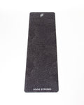 Yoga Strong, Yoga Mat 72" x 24", Black Polka Dot