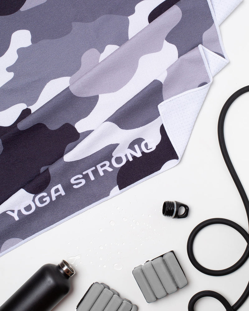 Yoga Strong, Anti Slip Towel, Camo - FE-32-1540