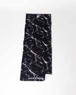 Yoga Strong, Anti Slip Towel, Black Marble