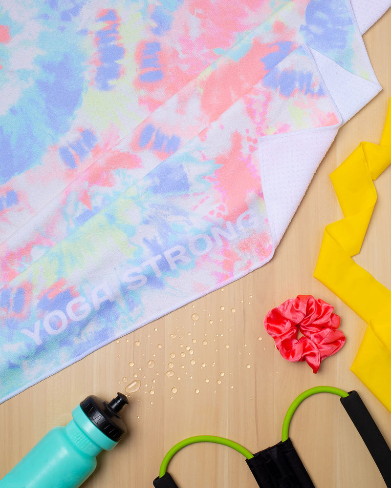Yoga Strong, Anti Slip Towel, Tie Dye - FE-32-1543