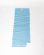 Yoga Strong, Anti Slip Towel, Blue Polka Dot