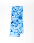 Yoga Strong, Anti Slip Towel, Blue Tie Dye