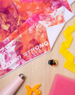 Yoga Strong, Anti Slip Towel, Abstract Floral - FE-32-1558